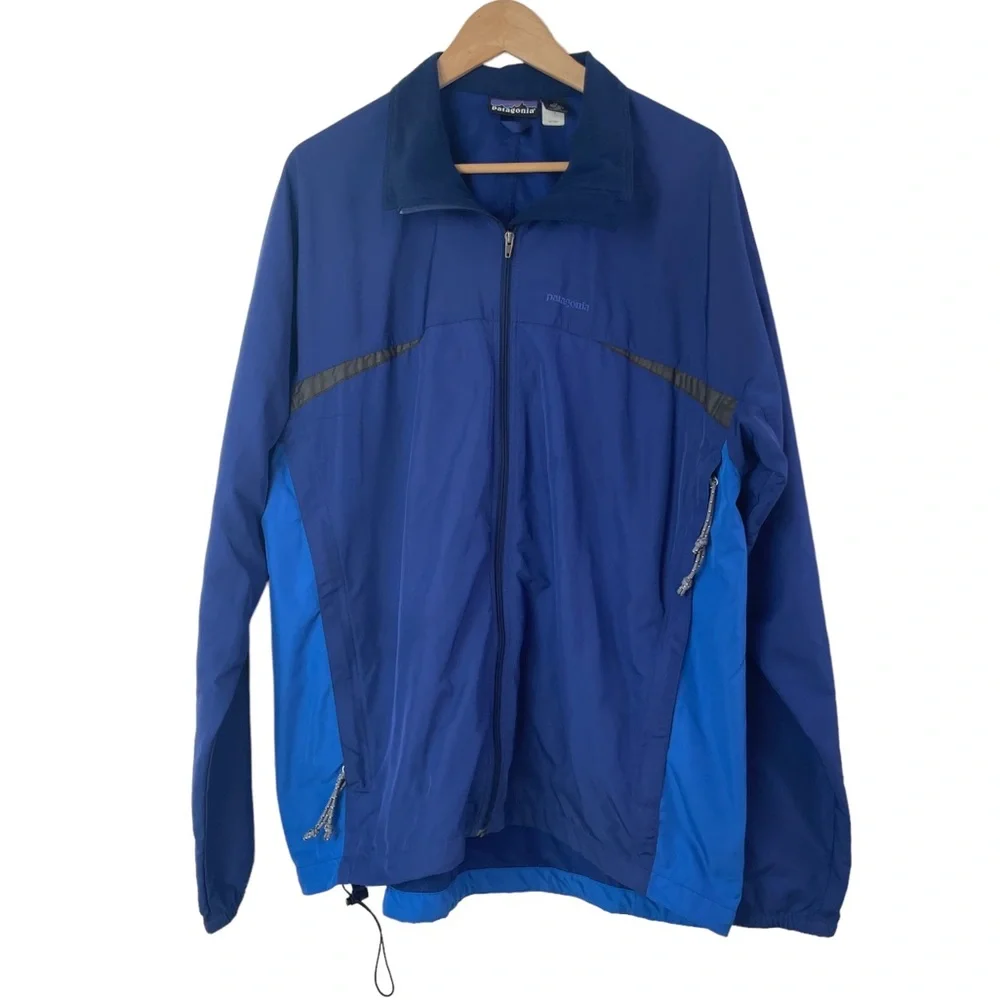 Patagonia Vintage Men's Integral Lightweight Zip Jacket in Horizon Blue Size XL